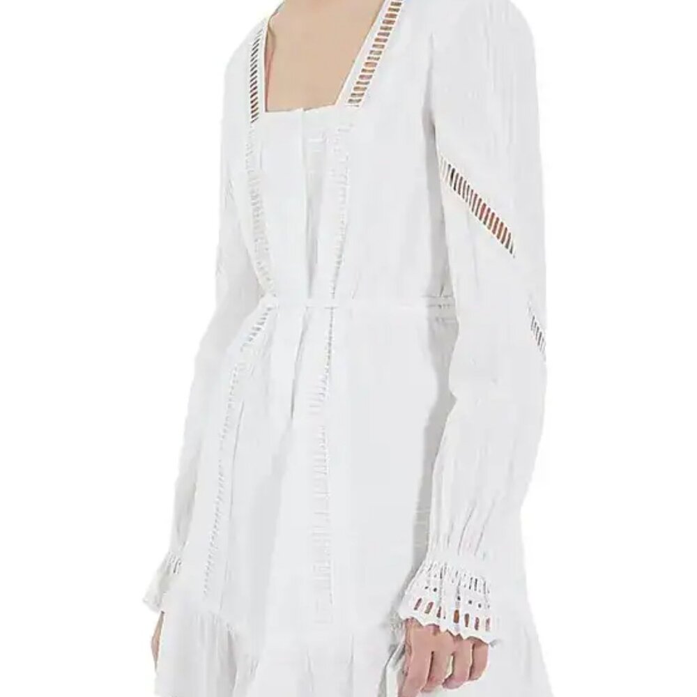 The Kooples  Ladder Lace Trim Dress Sz 2/M NWT - Picture 9 of 15